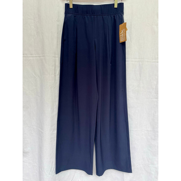 Eddie Bauer Pants - Eddie Bauer Departure High‑Rise Wide Leg Travel Pants NWT Women’s Navy XS